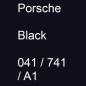 Preview: Porsche, Black, 041 / 741 / A1.